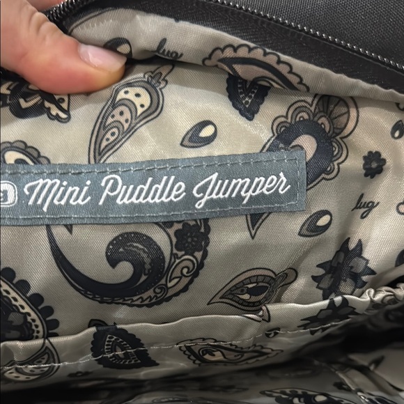 NWOT Lug Mini Puddle Jumper Convertible Black Tote Bag - Picture 7 of 10